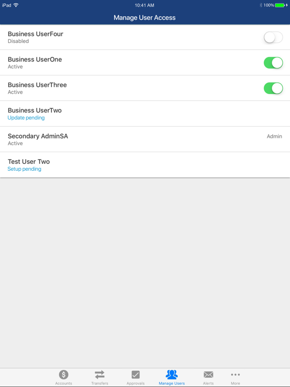 Screenshot #5 pour American Bank Business Mobile
