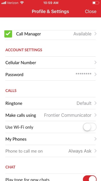 Frontier Communicator screenshot 2