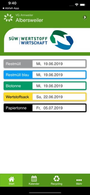 SÜW-WertstoffApp(圖1)-速報App