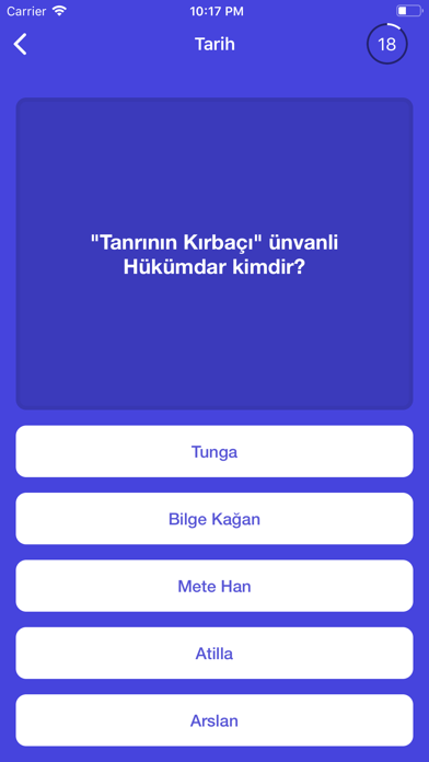 Screenshot #1 pour Bilen Bilir - Bilgi Yarışması