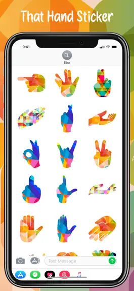 Game screenshot Just Hand Stickers apk