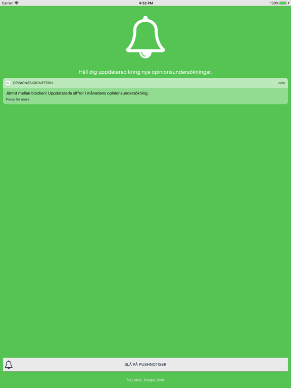 Screenshot #6 pour Opinionsbarometern