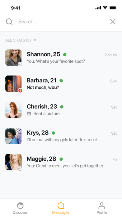 Action Dating Screenshot