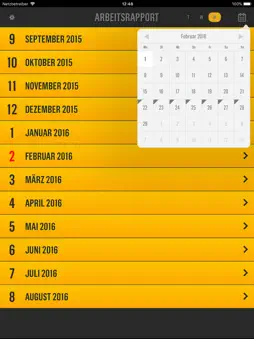Work Report screenshot 3