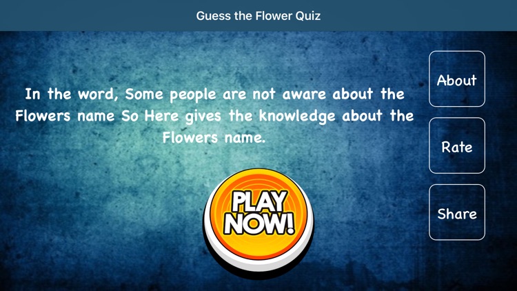 Guess the Flower Quiz