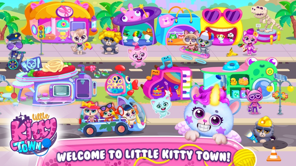 #8. Little Kitty Town (iOS) โดย: TutoTOONS