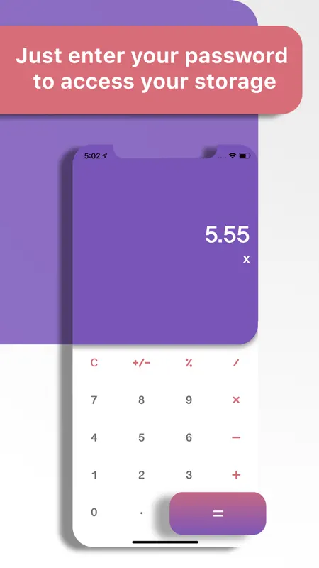 Calculator+: Mantente privado screenshot 2 of 5