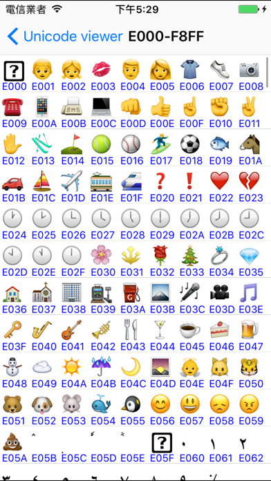 Unicode viewerのおすすめ画像2