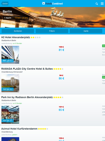 HotelsCombined: Hotel Search screenshot 2