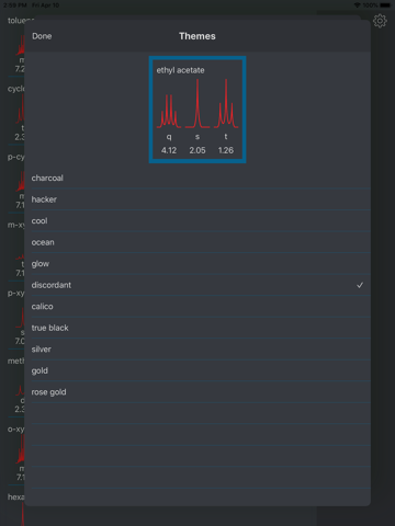 NMR Solvent Peaks screenshot 4