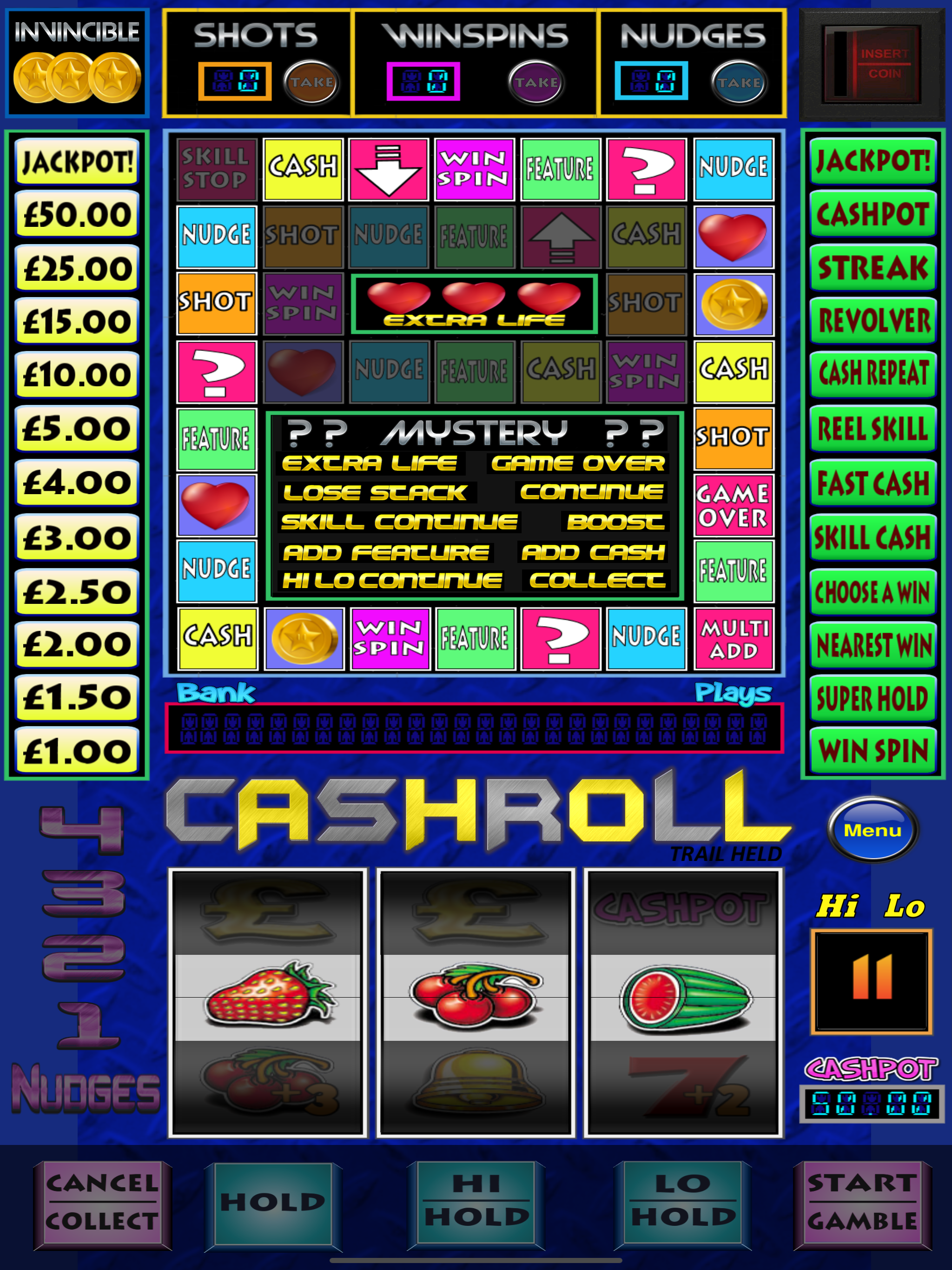 CashRoll Pub Fruit Machine