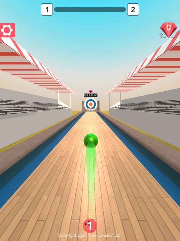 Screenshot #2 for Human Bowling 3D