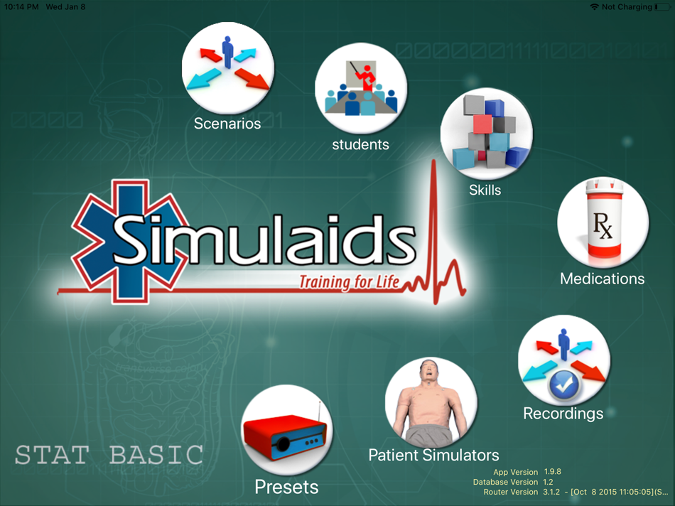 #1. SMART STAT BASIC (iOS) Podle: Simulaids, Inc