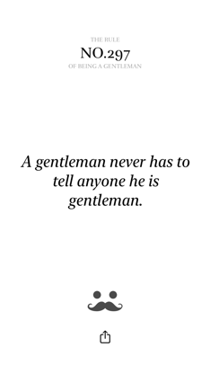 The Rules of Being a Gentleman screenshot 1
