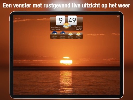 Weer HD Live + iPad app afbeelding 1