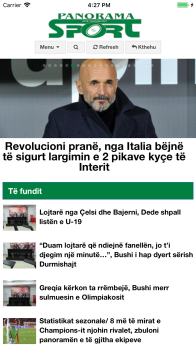 Screenshot #2 pour Panorama Sport