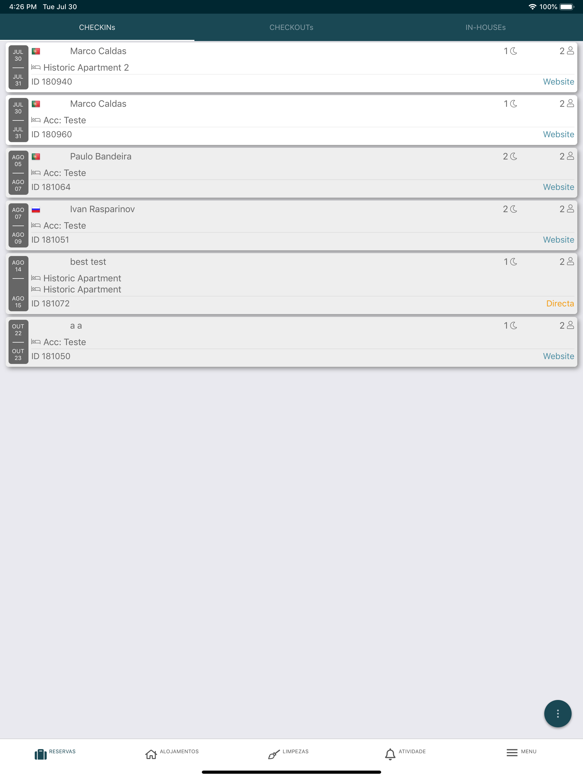 YnnovBooking screenshot 7