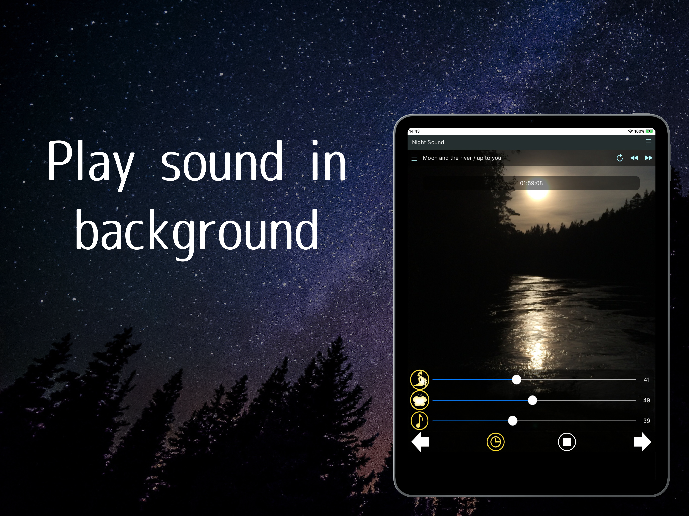 Nature sounds of the night screenshot 6