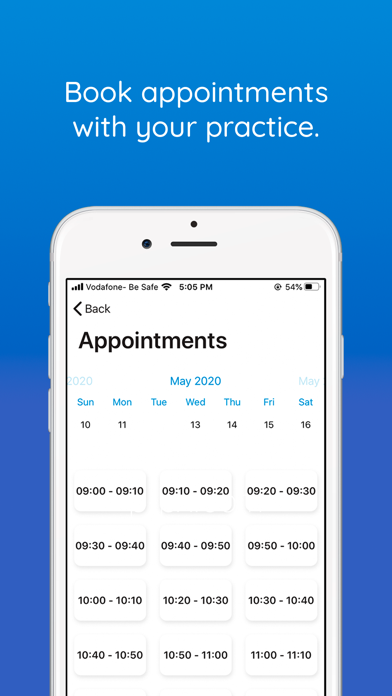 Patient Clinic App Screenshot