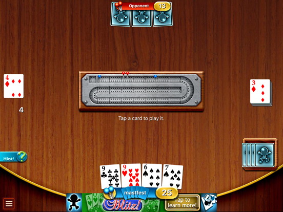 Cribbage - Crib & Peg Game iPad app afbeelding 1