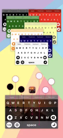 Game screenshot Rainbow Indic Keyboard mod apk