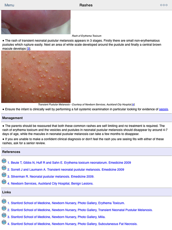 Screenshot #5 for Paediatric Postnatal Problems