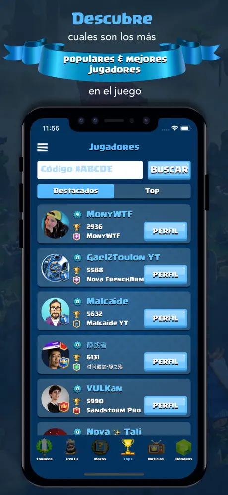 Mazos y Stats para Clash