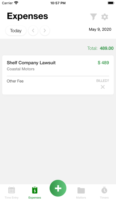 LeanLaw - Legal Billing Tool iPhone screenshot 4 - Business app