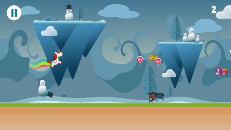 Rainbow Horse Collecting Candy