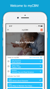 myCBN Prayer & Devotional App screenshot
