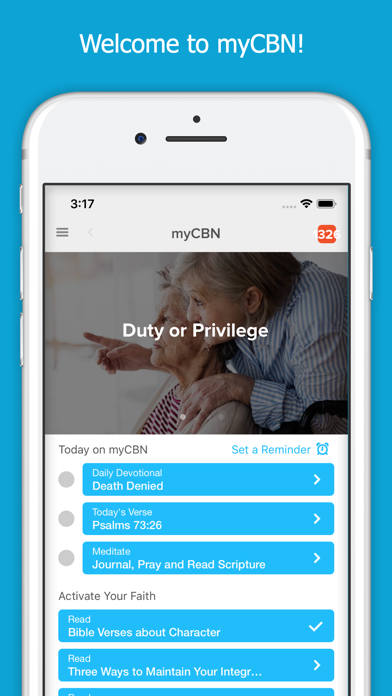 myCBN Prayer & Devotional App Screenshot