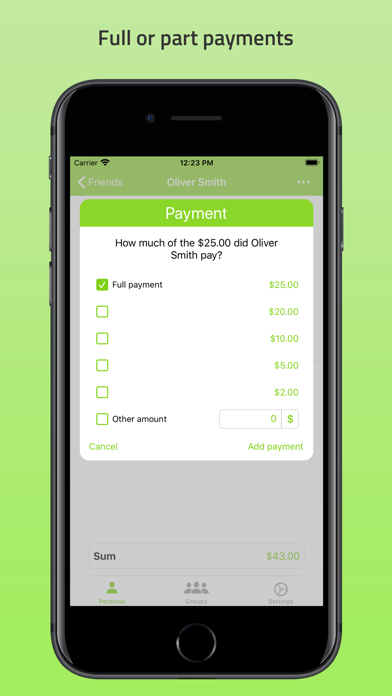 Screenshot #10 for Who Owes Me - IOU Tracker