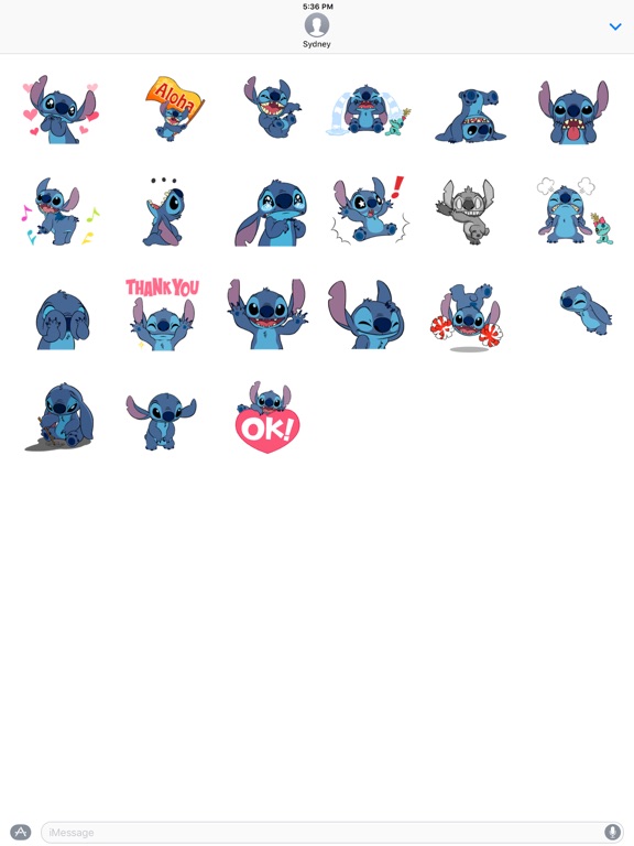 Disney Stickers: Stitch