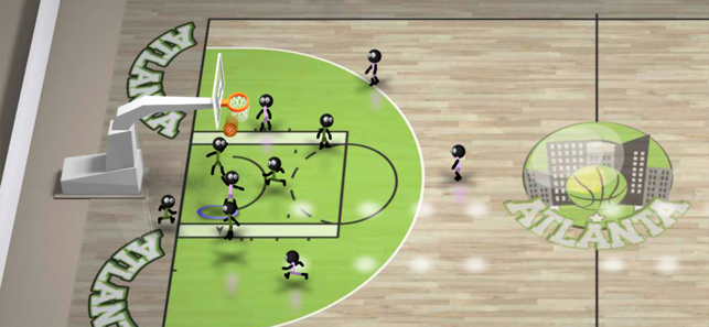 ‎Stickman Basketball Screenshot