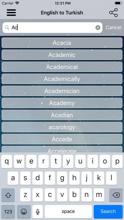 English To Turkish Dictionary.