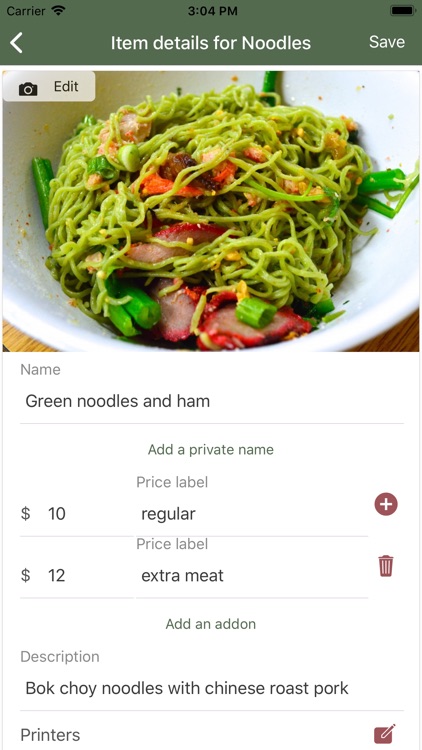 foodflick dashboard