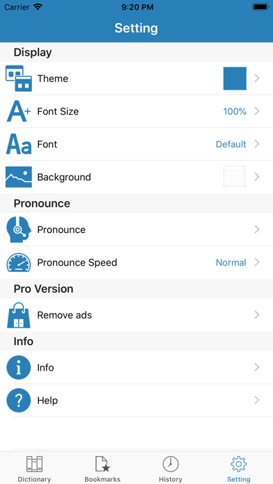 ODict - Advanced Learner's iPhone screenshot
