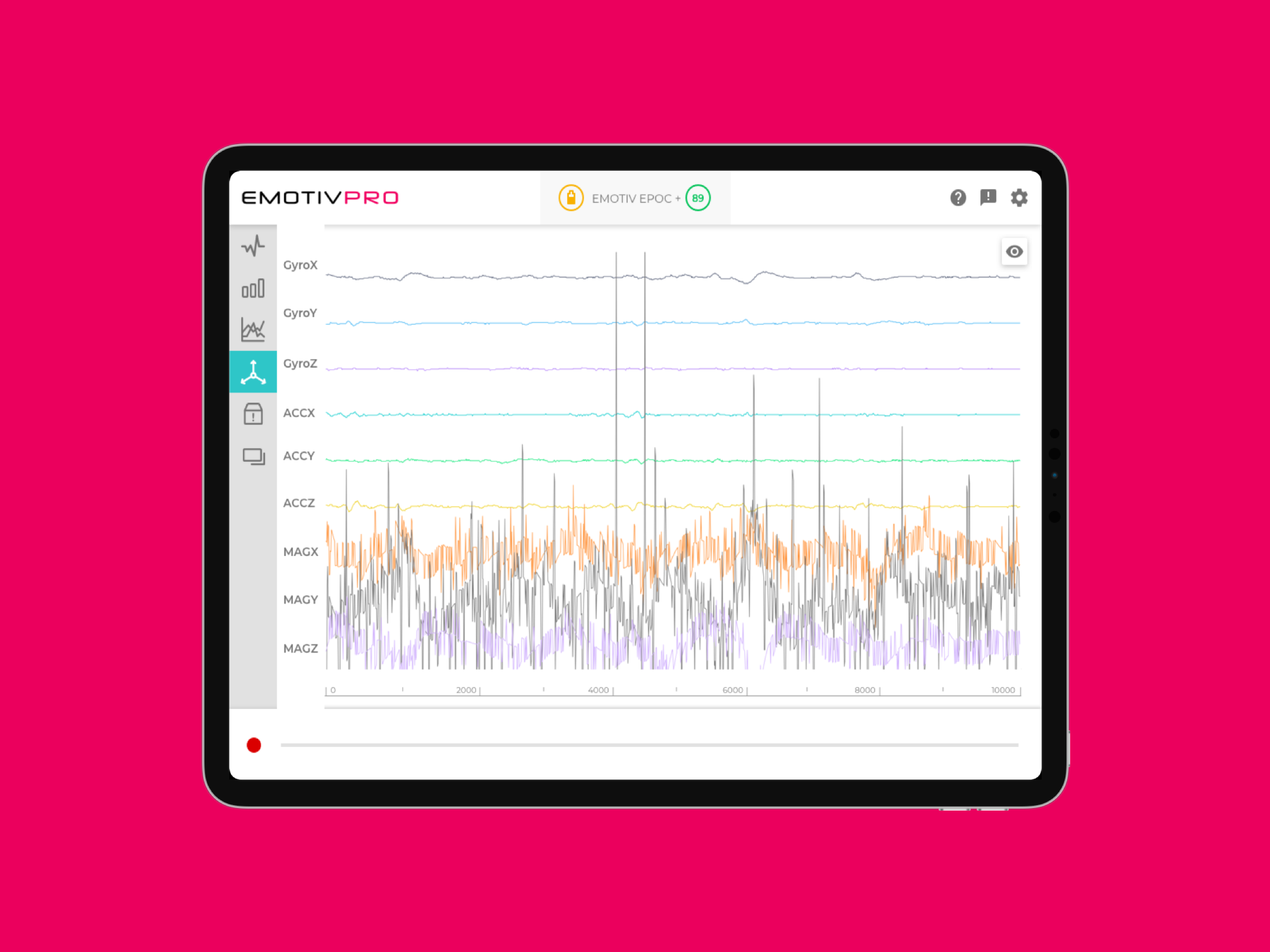 EmotivPRO screenshot 7