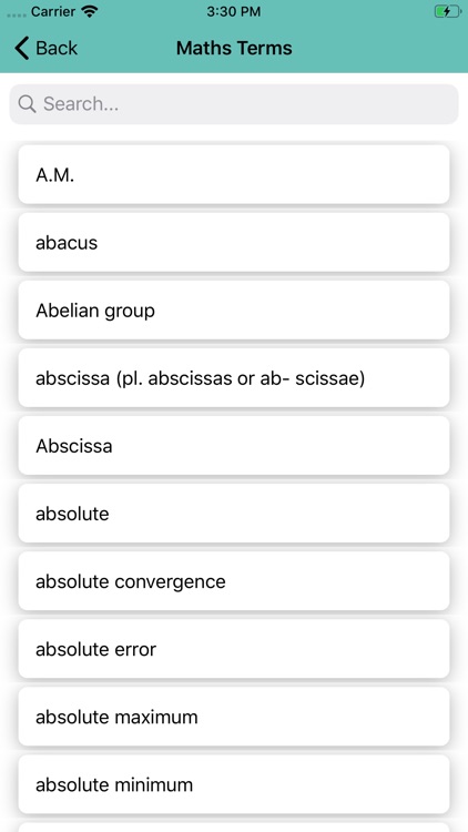 Maths Terms Dictionary screenshot-3
