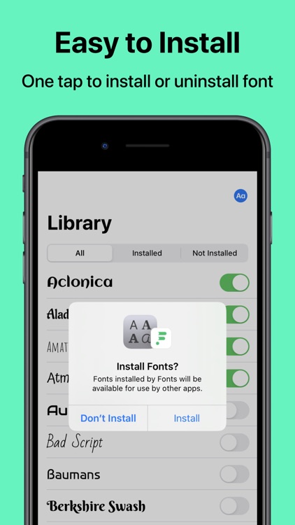 Fonts: Install New Fonts