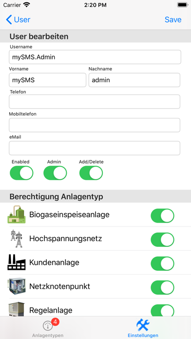 mySMS Screenshot