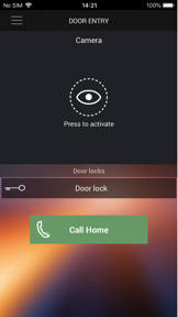 Door Entry for HOMETOUCH screenshot