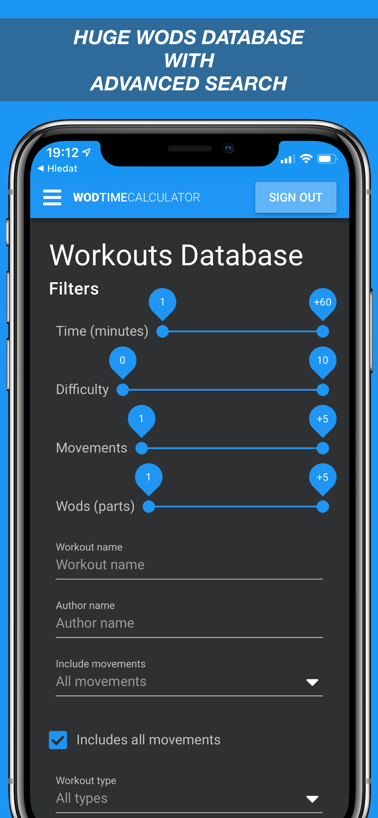 WOD Time Calculator