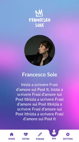Game screenshot Francesco Sole By Becreatives apk