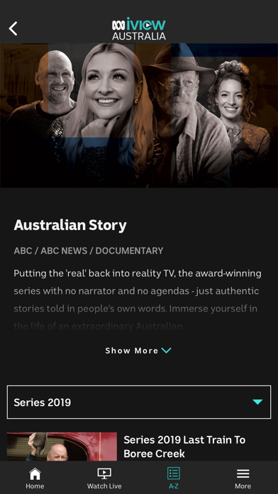 ABC Australia iview Screenshot