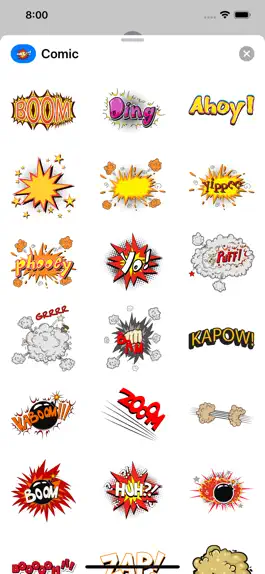 Game screenshot Comic Sticker Pack mod apk