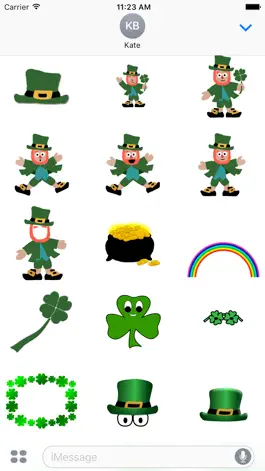 Game screenshot 5 Little Leprechauns Stickers apk