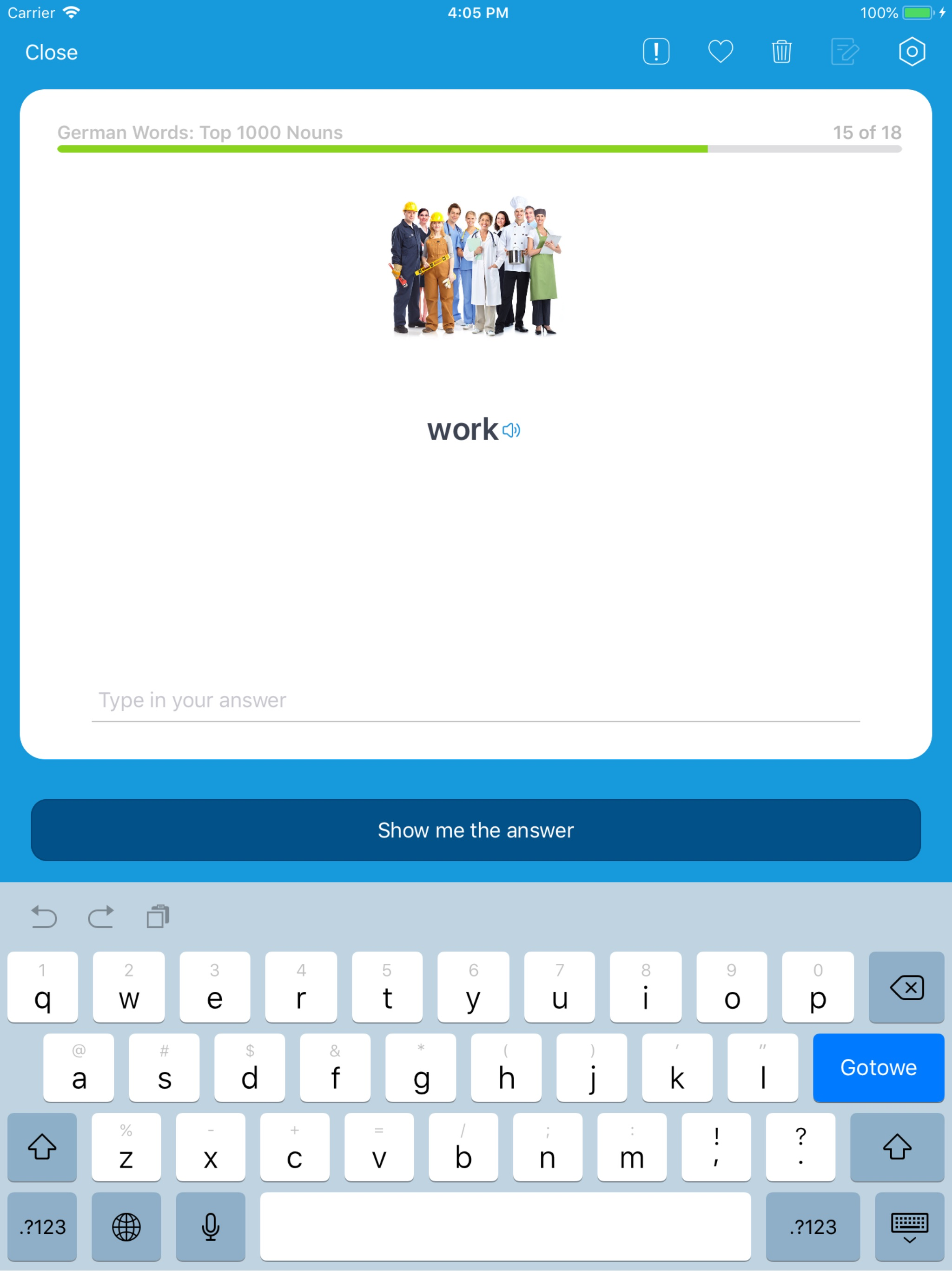 Learn German: VocApp Language screenshot 10