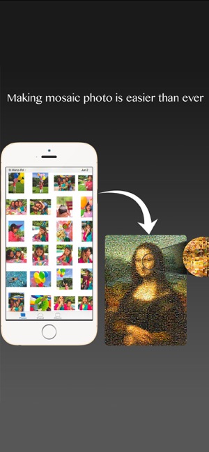 Mosaicify: Photo mosaic app on the App Store
