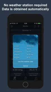 airlab: air density & altitude iphone screenshot 4